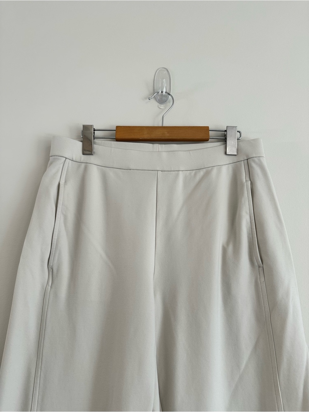 Eileen Fisher Washable Flex Ponte Lantern Pant Size Medium Bone Cream - Picture 7 of 11